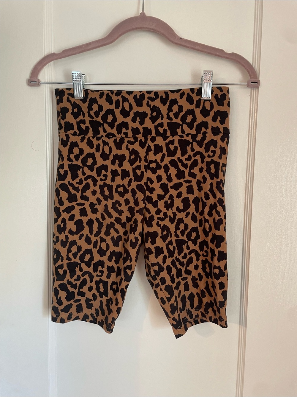 wild fable Leopard Print Bike Shorts - Brown & Black